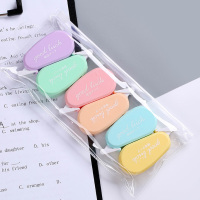 学生带大容量可爱涂改带少女心迷你改正带|[送荧光笔]6个一袋[实惠装-希文] 莫兰迪色款