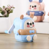 铅笔马克龙色削笔刀小学生手摇自动进铅卡通削笔器儿童刨笔器|二代[莫兰迪蓝]可调粗细