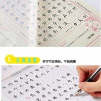 中小学生儿童楷书行书字帖钢笔年级临摹本描红高中练字本速成行楷|四年级下册+巩固本3本送4支中性笔