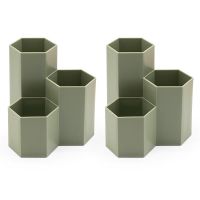 笔筒简约高中生创意可爱韩版ins磨砂笔桶桌上收纳盒|深豆绿 一个装