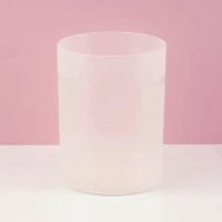 ins风创意办公桌面个性六边形笔筒软装饰品摆件房间床头柜小摆设|无印风-圆形笔筒-白色