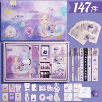 童话风手账本礼盒套装可爱少女心手账活页萌手杖本工具材料