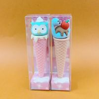 卡通小学生橡皮可爱创意美术橡皮擦幼儿园奖品|猫头鹰+苹果鸟[2盒]