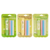 可爱文具按压式笔型便携式创意个性4b橡皮擦|2套按动橡皮擦(2壳+6芯)