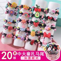 女童发绳中大童马尾发圈小女孩扎头发皮筋儿童头绳不发公主发饰