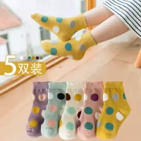儿童袜子春秋棉春夏薄款透气吸汗大童小孩袜男女学生中筒宝宝袜