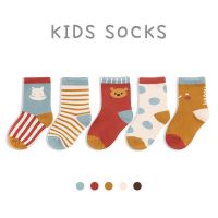 宝宝袜子春秋棉薄款卡通可爱儿童袜子中筒袜秋冬季男童女童短袜