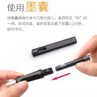 正姿钢笔小学生书写书法练字通用成人办公1-12支钢笔套装墨囊墨水