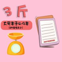 按斤卖手账本值称笔记本子文具可爱韩版小清新学生线圈本子|大号本子/3斤装(4-9本)