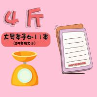 按斤卖手账本值称笔记本子文具可爱韩版小清新学生线圈本子|大号本子/4斤装(6-11本)