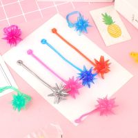 爬墙翻跟斗蜘蛛人儿童玩具礼品粘性解压减压蜘蛛侠整蛊粘手掌|星锤[颜色平均] 15个