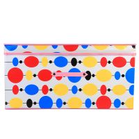 收纳箱大号小号防水收纳箱折叠衣物棉被收纳盒整理玩具储物宿舍|粉色气泡 超大号:长60*宽40*高30厘米