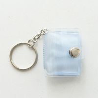 迷你1寸证件照相册大头贴追星女孩相册钥匙扣收纳卡包挂链挂件|2寸透明 相册+16张照片