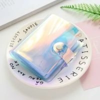 迷你1寸证件照相册大头贴追星女孩相册钥匙扣收纳卡包挂链挂件|2寸彩虹色 相册+16张照片