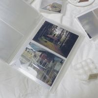 ins拍立得3寸4寸大容量照片小卡相册影集票 火车票透明收纳册|二格六寸（放80张）