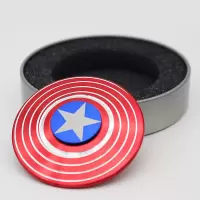 指尖陀螺荣耀金属儿童玩具成人男孩手指陀螺减压指间陀螺持久|美国队长