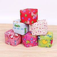 沙包儿童丢沙包幼儿园小学生手抓迷你小沙包手工玩具带绳沙包怀旧|方沙包颜色随机 7个