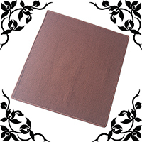 麻将桌布麻将毯加厚扑克垫子色隔音麻将桌垫 手搓麻将垫73-84cm|深咖啡色 73x73cm