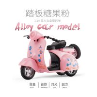 合金警车玩具摩托车模型仿真声光儿童回力机车男孩杜卡迪惯性汽车|果粉小绵羊