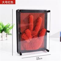 创意礼品新奇实用成人玩具3d克隆手模三维针画雕同款摆件|大号红