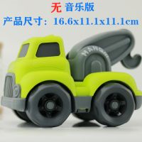 儿童玩具车耐摔惯性回力警车消防搅拌车工程车玩具套装3到6岁|大号滑行车[吊装车]