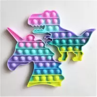 大号灭鼠先锋犹太人思维棋 彩虹彩色 push pop bubble fidget|小龙+小兽马卡