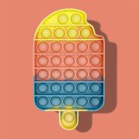 大号灭鼠先锋犹太人思维棋 彩虹彩色 push pop bubble fidget|三色雪糕18cm