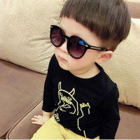 买二送一儿童眼镜太阳镜男童女童防紫外线小孩宝宝墨镜潮