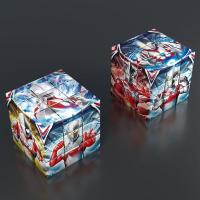 儿童魔方小玩具开发智力减压礼物三阶卡通奥曼魔方|炫彩奥特曼