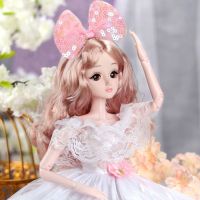 60厘米大黛蓝芭比娃娃套装大号会说话的洋娃娃女孩公主儿童玩具|安淇公主-可眨眼 60cm音乐版:80件套(赠品1)