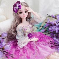 洋浅仔芭比娃娃女孩爱莎公主玩具套装大号60厘米单个仿真会说话|[60厘米]云魅公主 眨眼-智能对话+遥控-送豪华赠品B