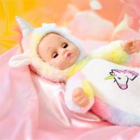 儿童抱睡公仔宝宝会说话的洋娃娃婴儿睡眠布娃娃女孩陪睡娃娃|【新款】独角兽 6声音乐+医护套装（送奶瓶）