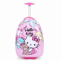 新款儿童拉杆箱16寸18寸19寸小皮箱男女童旅行箱宝宝行李箱拖拽箱|抱熊猫 18寸双杆四轮万向轮