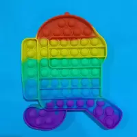 大号灭鼠先锋犹太人思维棋 彩虹彩色 push pop bubble fidget|大号奔跑狼人杀彩