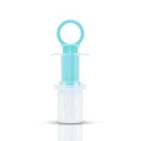 婴儿喂药器防呛硅胶奶嘴式喂水器新生幼儿童用品宝宝滴管吃药|青色(限量版)