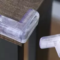 桌角防撞角宝宝安全防摔防磕碰护角防撞条家用玻璃茶几边角防撞贴|L透明防撞角 2个试用装
