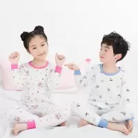棉儿童内衣套装男女童秋衣秋裤中大童棉毛衫家居服套装