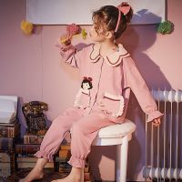 女童睡衣春秋新款公主风棉中大童可爱洋气9长袖套装亲子装8家居