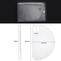 粉底液调色盘不锈钢水粉美甲化妆师调色板大号迷你戒指调和盘