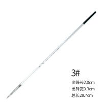 尼龙勾线笔水粉水彩颜料笔美术描边笔丙烯油画细小号勾线笔