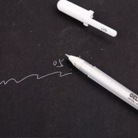 文具 黑卡学生手绘高光笔 金银白色绘画套装