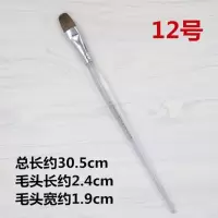 水粉狼毫颜料笔美术用油画笔单支套装丙烯水彩画笔圆头狼嚎水粉笔