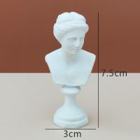 北欧人物雕塑复古素描小头像摆件迷你树脂石膏像摆设艺术装饰品