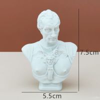 北欧人物雕塑复古素描小头像摆件迷你树脂石膏像摆设艺术装饰品