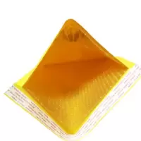 黄色牛皮纸气泡信封袋饰品包装袋小包泡泡袋气泡信封