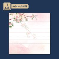 复古风插画便签纸无粘性便签小本子套装记事本小随身学习用品文具|芳枝 混色2本款式随机(共120张)