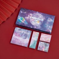 盒装便利贴粘性强n次便签贴纸创意可爱韩版ins学生用品|胶丨强粘贴性丨盒装 百鸟朝凤-翡翠/6本共480张