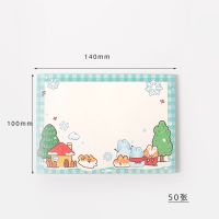 可撕便签本无粘性ins可爱韩版便签纸备忘录随身小本子|单本--雪地滚滚50张