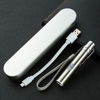 验钞灯紫外线多功能可充电小型便携式家用手持紫光验钞机笔手电筒|三光源验钞灯(充电版+礼盒)配充电线