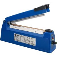 商用月饼封口机可封食品袋牛皮袋锡箔袋无纺布等送加热丝布|塑料壳蓝色200型圆丝切割机